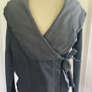 Luukaa Wrap sweater in Gray